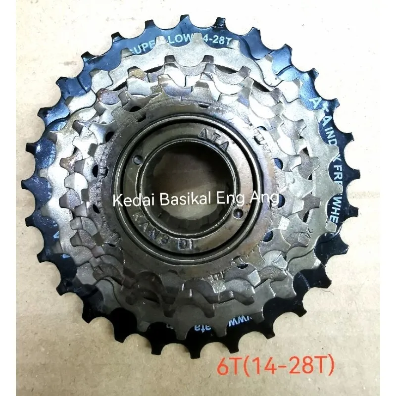 Spocket 5T 6T 7T 8T9T Freewheel Gear untuk basikal