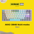 Bàn phím cơ AKKO 3084B Plus Multi-modes (Led RGB/Bluetooth/Wireless 2.4G/Hotswap/Foam tiêu âm/Foam Đáy/Pre-lube). 