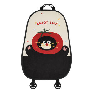 Cute Plush Car Seat Cushion Comfortable Universal Cartoon Seat Covers Front Seat /Backrest/ Rear Non-slip Cushion