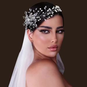 Wedding Hair Pieces for Brides Rhinestone Bridal Hair Comb Elegant Wedding Hair Accessories for Bridesmaid