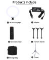 Big Ring Light Original 45cm 18inch Led Selfie Ring Light Set 190Cm Tripod And Phone Holer Dimmable Led Ring Lamp Photo Video Camera Phone Light Ringlight For Live Youtube Fill Light. 