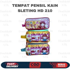 Tempat Pensil Kain Sleting HD 210 Bakery Girl