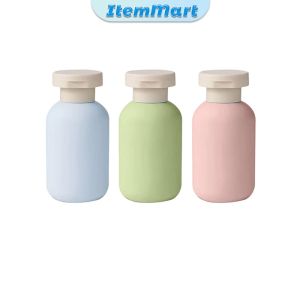 ItemMart Portable Travel Bottle 100ml Flip Top Lid Plastic Cosmetic Container for Skincare Hair Wash Liquid