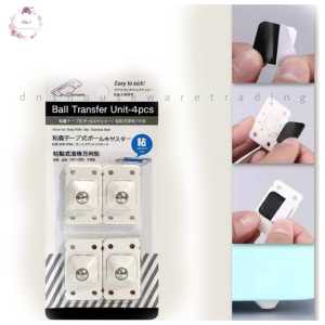 🇲🇾 4 pcs Free Punch Universal Rotating Wheels Carry Heavy Free Movement Roda Bergerak 小轮子万向轮自由移动