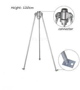 HOL 2 inch aluminum sprinkler JL-40PY2H 1.5mm triangle bracket. Range 20-80 m agriculture irrigation rain gun/industrial big