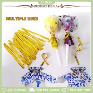 800Pcs Metallic Twist Tie Reusable Plastic Wire Multicolor for Bread Ties 8 CM DIY Plastic Coated Ties Gift Wrapper Ribbon