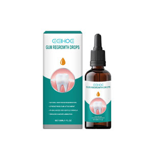 EELHOE Gum Repair Drops Relieve Receding Gingival Swelling Gum Cleaning Care Oral Periodontal Hygiene Remove Yellow Tartar Toothache Relief Drops Reduce Gum Bleeding Swollen Pain Remove Plaque Stain Decay Cure Periodontitis Protect Oral Health Care