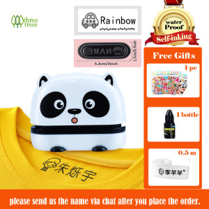 threetrees Customized Name Stamp For Kids Students Name Seal Kindergarten Clothes Waterproof Name Sticker Name Chop Seal （Will Not be Washed Off）儿童名字衣服防水印章