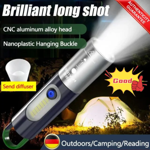 Lighting Multifunction Handle Torch Pressure Resistance Antioxidant Fall Prevention Safety