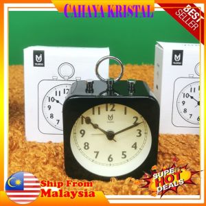 Ins Alarm Clock Metal Quartz Alarm Clock Gift Room Office Decor Metal Alarm Clock Bedside Clock Table Decoration