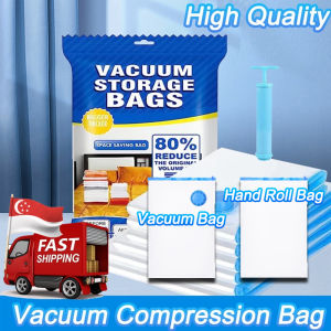Vacuum Storage Bag Travel Reusable Vacum Seal Bag Luggage Space Saving Storage Bag Compression Bag 真空收纳袋