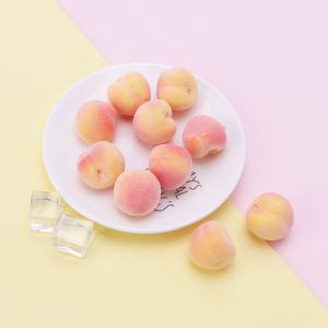 Pack Of 20 Decorative Faux Peach for Window Display and Holiday Arrangement Realistic Ornament Photo Props