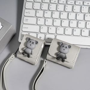 REGISTR Anime Earphone Storage Bag Cute Portable Earphone Protective Cover Creative Soft Leather Mini Earphone Case Storage Ornament