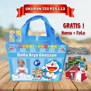 (55 PCS KFC) Tas Ultah Anak Muat KFC Tas Ultah Murah Muat KFC Tas Ulang Tahun Anak Free Nama Dan Foto Tas Ultah Murah Free Desain Karakter Bebas Tas Snack Ulang Tahun Tas Souvenir Ultah Tas Berkat Tas Aqiqah Tas Mengenang Tas Khajatan Tas Khitan