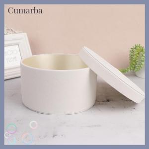 [Cumarba] 1PC Round Flannelette Flower Boxes Florist Gift Party Packaging Box Decoration