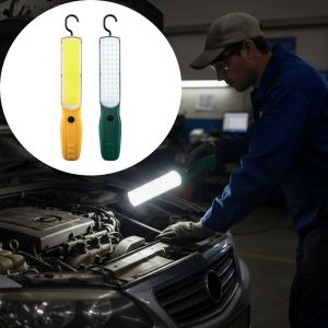 LOUISIS Strong LED LED COB Torch With USB Rechargeable Handheld Floodlight Flood Light With Hook Portable Lantern Auto Repairing