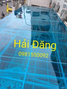 (Khổ cao 155m x dày 18mm) Tấm nhựa phẳng POLY ĐẶC lấy ánh sáng bền đẹp (loại 1)