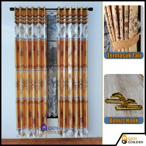 gorden ruang tamu mewah tebal/gorden jendela minimalis terbaru /gorden blackout import premium
