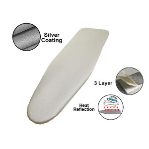 ⭐Malaysia Stock⭐Adjustable Non-Slip Tabletop Silver Cover Coated Ironing Board Cover Thick Pad Reflect Heat ResistStain Modern Simple