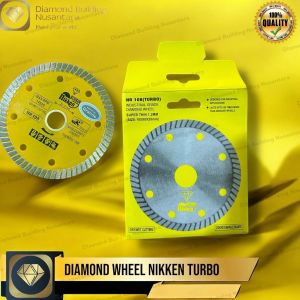 Diamond Wheel NIKKEN TURBO NR 108 4" Pisau Potong Granit TERMURAH