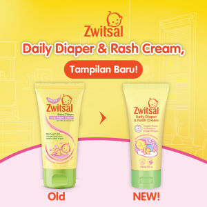 ZWITSAL Daily Diaper and Rash Cream - Krim Ruam Popok Bayi 3X Multivitamin Complex 50 gr