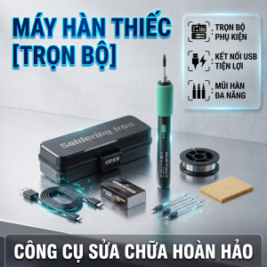 ⚡Miễn Phí Vận Chuyển⚡USB hàn sắt hàn không dây di động sạc 5V 15W điều khiển nhiệt độ ba tốc độ shengbo