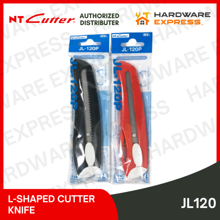 NT%20Cutter%20Japan%20Durable%20L-Shaped%20Cutter%20Knife%20JL120%20JL-120P%20(Red%20or%20Black)%20-%20Image%203