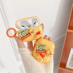 Pelindung Airpods Case Airpods Untuk Apple Airpods 1 2 3 Pro Pro2 Pelindung Earphone Silikon Motif Karton