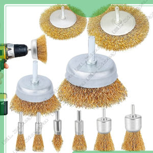 Diskon!! MATA bor sikat 3 PCS JLD mangkok set kawat Wire Brush