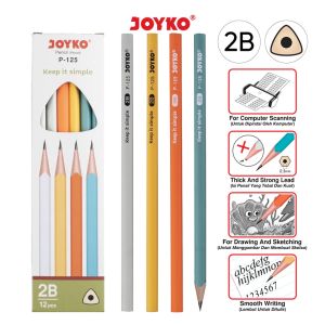 Pensil Pencil Joyko P-125 2B Murah Berkualitas