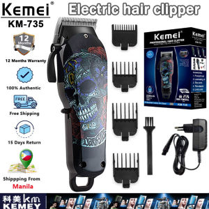 Kemei KM-735 Rechargeable 2200Ma Hair Clipper For Men Professional Cordless Hair Trimmer Electric Hair Cutting Machine