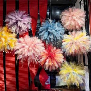 VCH Artificial Pampas Grass  DIY Reed Plant Bouquet Festival Decoration Maidenhair Grass Festival Celebration