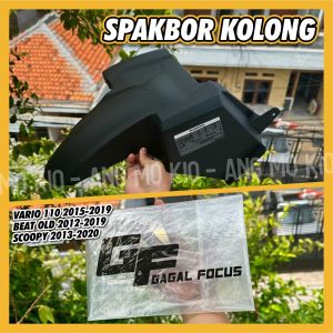 HUGER SPAKBOR KOLONG HONDA LAMA / OLD BEAT FI ESP STREET 2012 - 2019 VARIO 110 2015 -2019 SCOOPY FI 2013 - 2020 SPAKBOARD HUGGER KOLONG HONDA BLAC DOFF MATTE SPAKBOR KOLONG BELAKANG KARPET LUMPUR SPAKBOR BELAKANG MOTOR HONDA MATIC PNP FREE STIKER