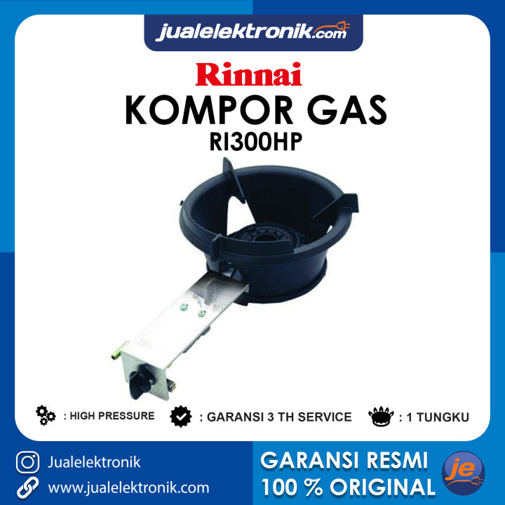 Rinnai Kompor Gas 1 Tungku High Pressure - RI300HP
