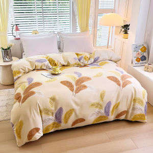 100% Cotton Brushed Duvet Cover Soft Skin-friendly Quilt Covers Thickened Durable All Cottons Printed Blanket Case Single Piece2026