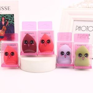 Sponge Make Up With Case Bentuk Kaktus / Spons Bedak Beauty Blender / Sponge Makeup Lucu Kekinian