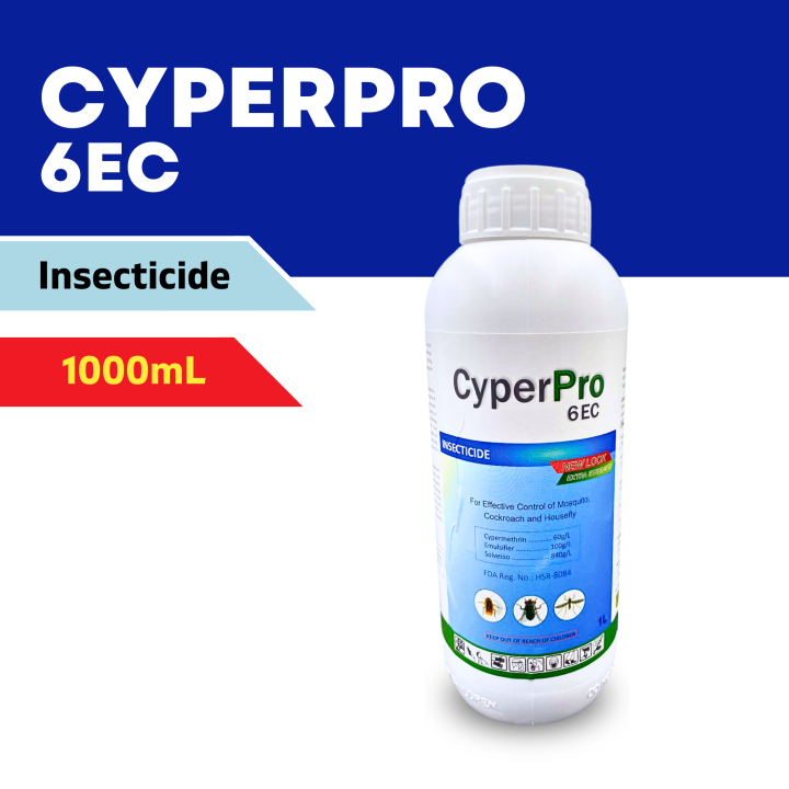 Cyperpro 6EC Cypermethrin 1L Dengue Langaw Poultry Crawling & Flying
