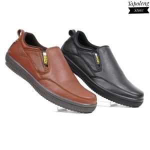 Sepatu Pria Santai Casual Sneakers Kulit Asi Original Plain Toe Handmade T94