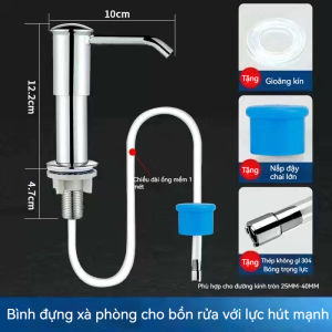 Bộ vòi bơm hút nước rửa chén gắn bồn rửa bát tự bơm hút dầu với ống dẫn silicon dài 1m