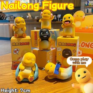 Nailong Blind Box Anime Figure Doll Laziness Daily Series Cute Tabletop Ornament Collectible Toy