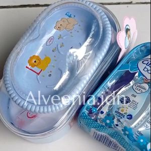 Tempat Bedak & Sabun Bayi Paket Free Tempat Sabun
