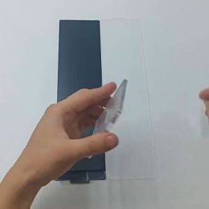 Quivlox Acrylic Note Board Detachable Memo Holder Screen Side Board Desktop Stand Display Office Shelf Papan Meja Tulis