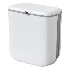 Collapsibles Hanging Kitchen Waste Bin with Lid Space Saving Wall Mounted Trash Can for Counter Under Sink Car 3.2 Gallon