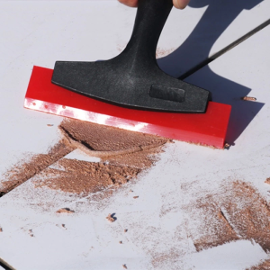 Plastic Spatula Gap Filling Tool Grout Agent Scraper Trowel Remove Surface Tile Construction Tool High-Quality Non-Slip Handle Window Squeegee with Sharp Clean Edge for Home Improvement