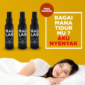 MAGLAB MAGNESIUM OIL SPRAY 100 ML SUPLEMEN INSOMNIA GANGGUAN TIDUR DEEP SLEEP IMMUNE IMUN BOOSTER Minyak Magnesium Untuk Insomnia Penghilang Stres Dan Relaksasi - Lazada