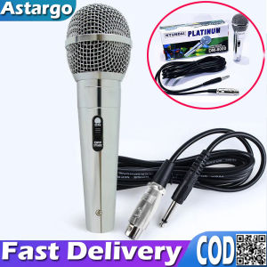 Hyudai Platinum DM-8000 Professional Microphone High Quality Universal System Dynamic Wired Microphone High Fidelity Sound Quality