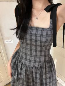 Đầm dài nơ vai - đầm tiểu thư thiết kế Cassie Dress phong cách Hàn Quốc nhienofficial BD45