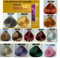 Nhuộm Lavox màu NÂU TÂY LẠNH (TẶNG KÈM OXY TRỢ NHUỘM) nhuộm Lavox tím color 3D Nano Collagen. 