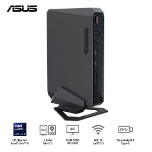 Mini PC ASUS NUC ROG RNUC14SRKU710001I (Ultra 7 155H | GeForce RTX™ 4060 6GB | DOS) - Non ROG Logo - Hàng Chính Hãng