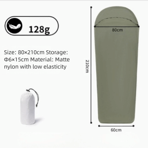 SPDD Ultralight Sleeping Bag Liner Nylon Warm Sleeping Bags Portable Single Travel Hotel Camping Sheet Travel Hiking Camping